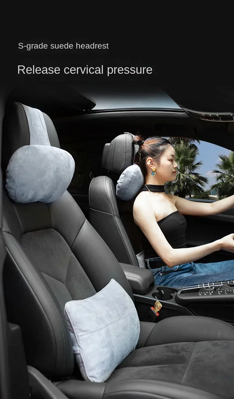 2PCS Auto Kopfstütze Nackenstütze Sitz/Maybach Design S Klasse Weiche Universal Einstellbare Auto Kissen Nackenstütze Kissen hohe Qualität – Detail 1