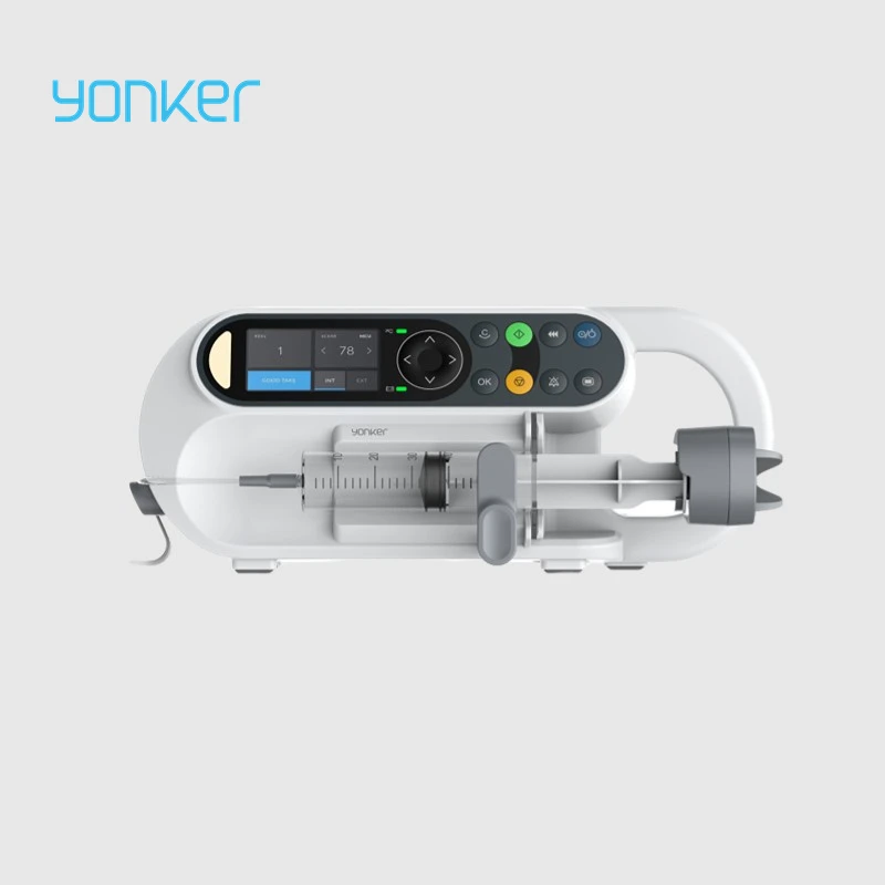 

custom Yonker high pressure medical syringe infusion pump portable multi-pump dual cpu compatible with any syringe syringe pump