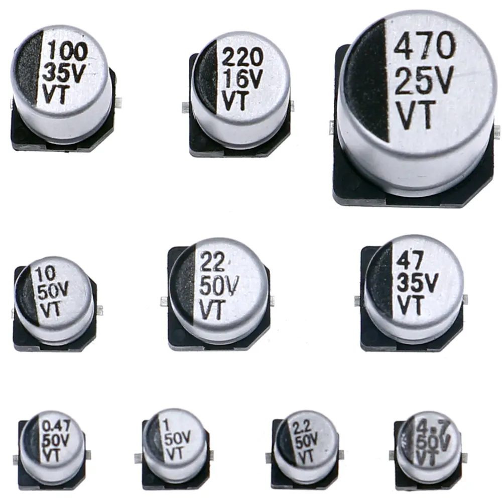 SMD 0.47 to 470uF Electrolytic Capacitor Assortment Kit 145Pcs electrolytic capacitor smd capacitor