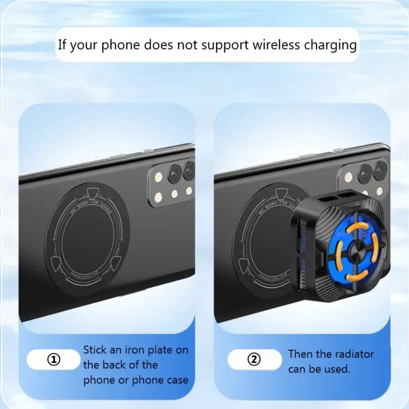 마그네틱 X79 백 클립 휴대폰 반도체 냉각 라디에이터, 아이폰 안드로이드 PUBG 게임 쿨러, 조용한 냉각 방열판, X94