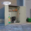 Cubic Feet Vertical Storage Shed with Durable Plastic Construction, Multiple Wall Panels and Ample Space for Outdoor Storage 5