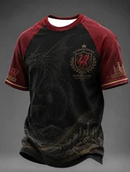 Summer Men's Football Training Shirt - 3D Print, Breathable, Fast - Drying, Family Style - XXXL (1)