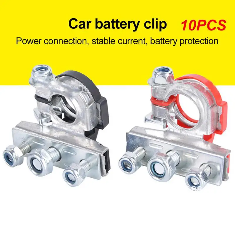 

10PCS 24V Car Battery Terminals Automotive Car Top Post Battery Terminals Wire Cable Clamp Terminal Connectors Car Accessory