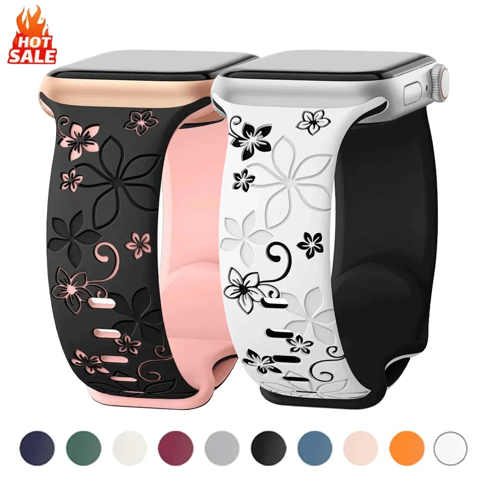 สายซิลิโคนลายสวยสำหรับ Apple Watch ทุกขนาด