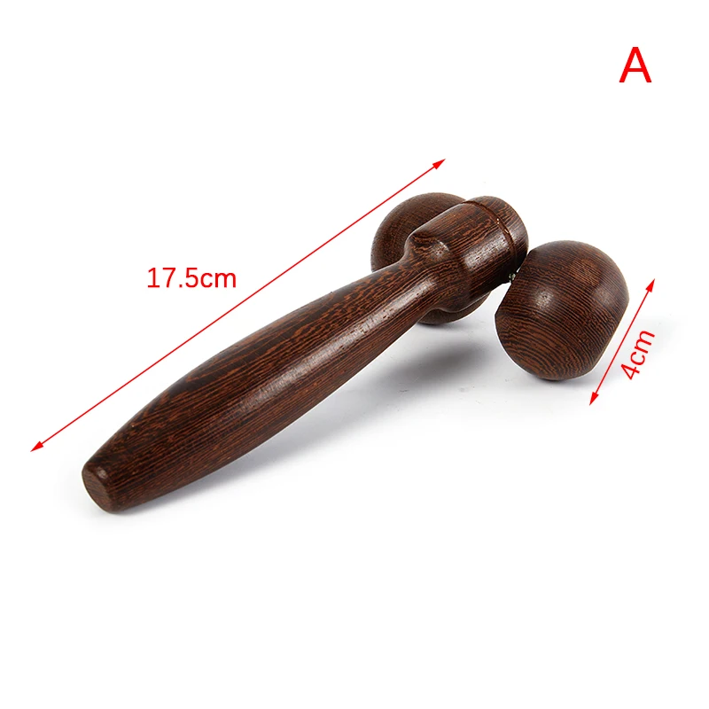 Holz Körper Reflexzonenmassage Akupunktur Therapie Meridiane Schrott Lymphdrainage Facelift Werkzeug Shiatsu Thai Massager Roller – Detail 1