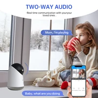 Lenovo 5MP WiFi caméra maison intelligente caméra IP intérieure couleur nuit suivi automatique sécurité CCTV Surveillance bébé moniteur 3