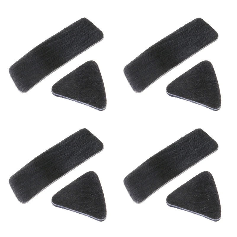 4Pairs Faux Furs Archerys Rests Sticker Pad Recurve Bows Adhesive Patches for Archerys Training DropShipping