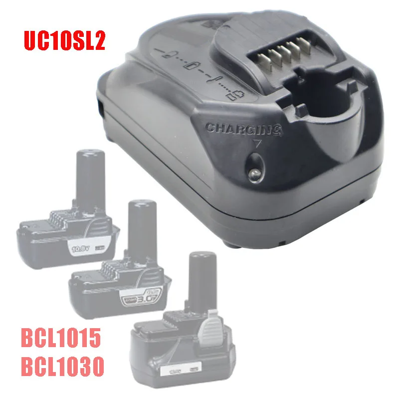 

UC10SL2 Original Li-ion Battery Charger For Hitachi 10.8V 12V BCL1015 BCL1030 BC10DAL DS10DF DB10DL Li-ion Battery UC10SFL