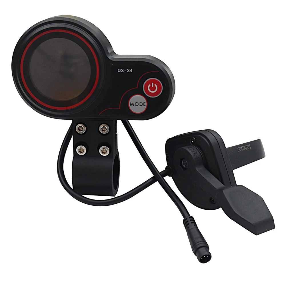 

Electric Scooter Display QS-S4 36V-60V Thumb Throttle LCD Display For-Zero 8 9 10 8X 10X Electric Scooter Meter Scooter Accessor