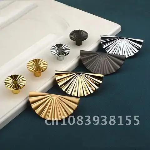 

Innovative 1 pcs Gold Round Shape Rectangle Wardrobe Decor Door Handles Furniture Hardware Dresser Knobs Wardrobe Pulls