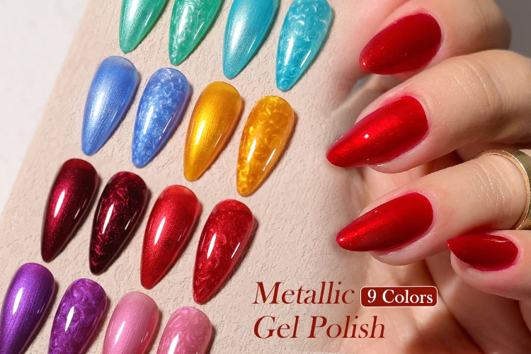 LILYCUTE 12PCs 7ml Nude Brown Red Nail Gel Polish Set Semi Permanent UV Gel For Nail Art Manicure Soak Off Gel Nail Polish Kit