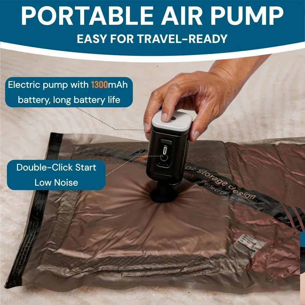 Ultimate Travel Essentials: Vacuum Compression Storage Bags & Waterproof Packing Organizers