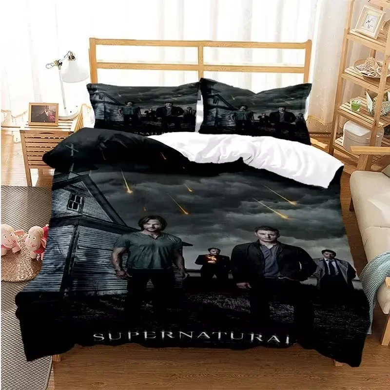 Supernatural 3D Printed Duvet Cover Set Twin Full Queen King Size Bedding Set Bed Linens Comforter Bedding Sets