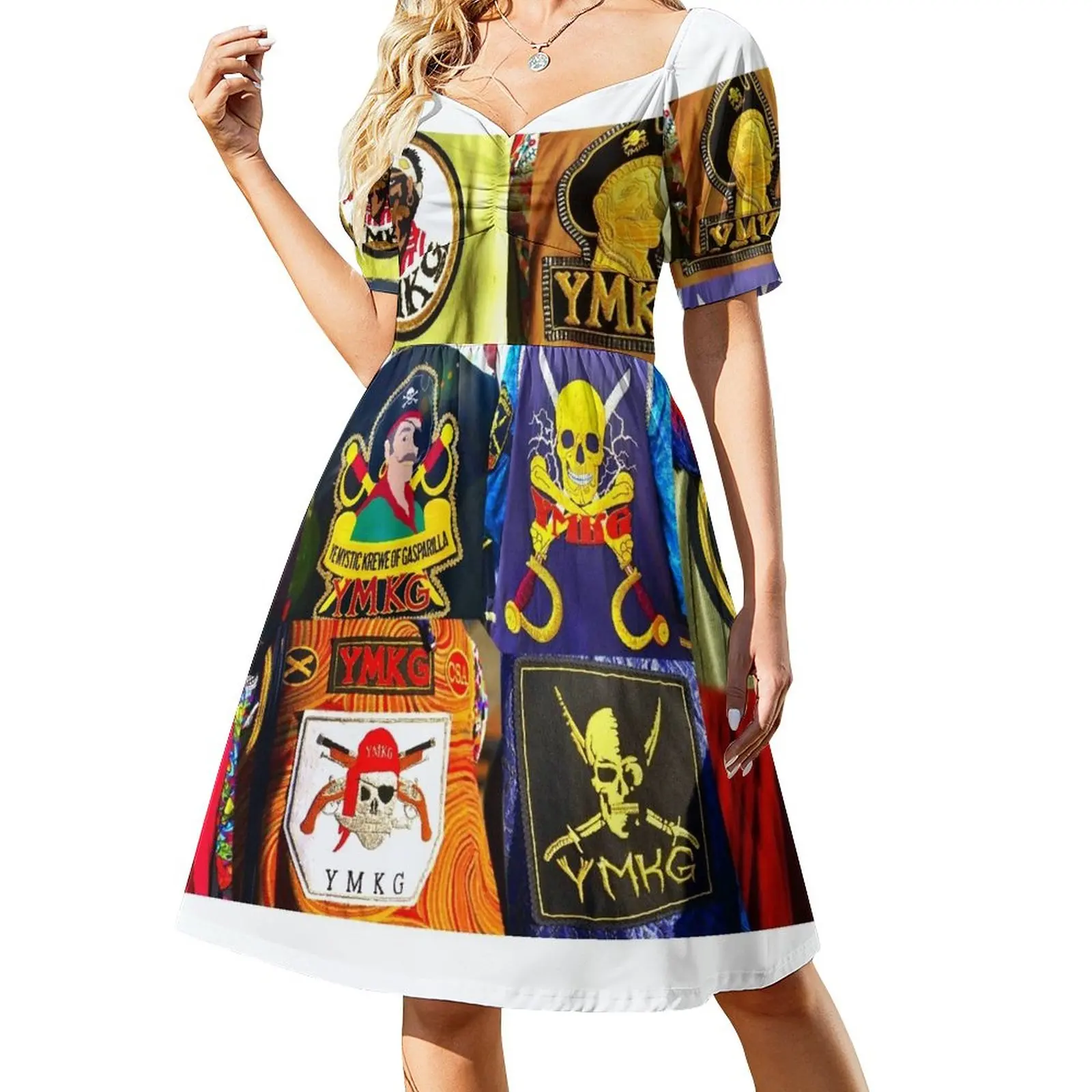 

Ye Mystic Krew of Gasparilla patches Dress beach outfits for women long sleeve dress dress