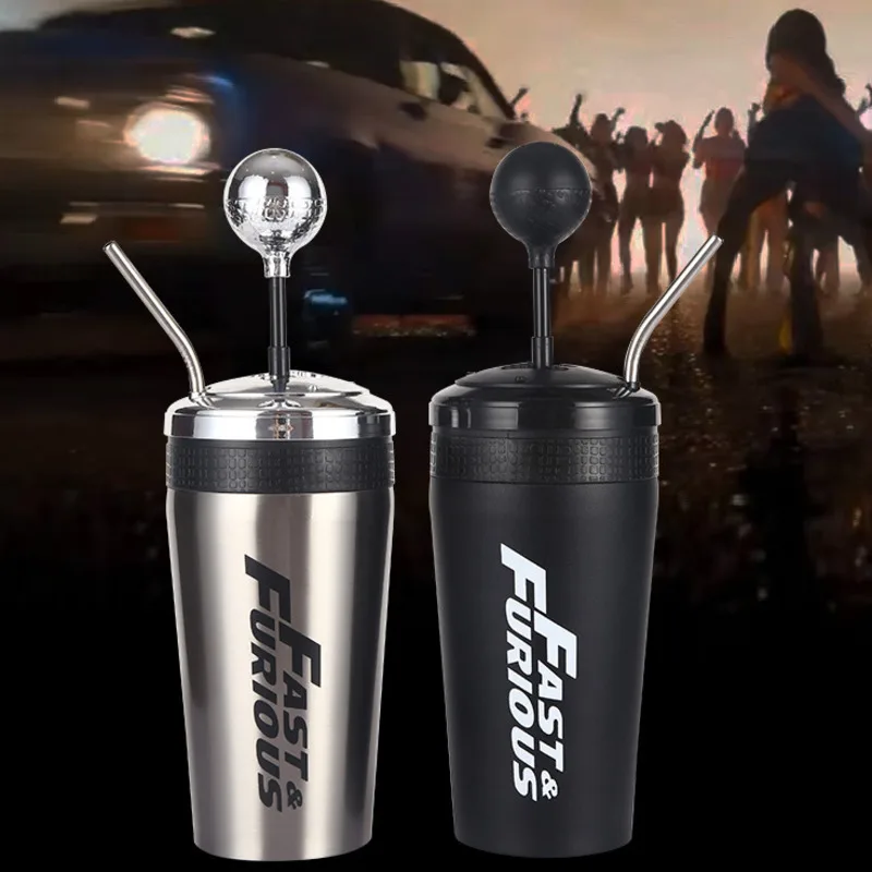 Taza Fast And Furious Speed X Gear Shift Cup, termo de vacío de acero