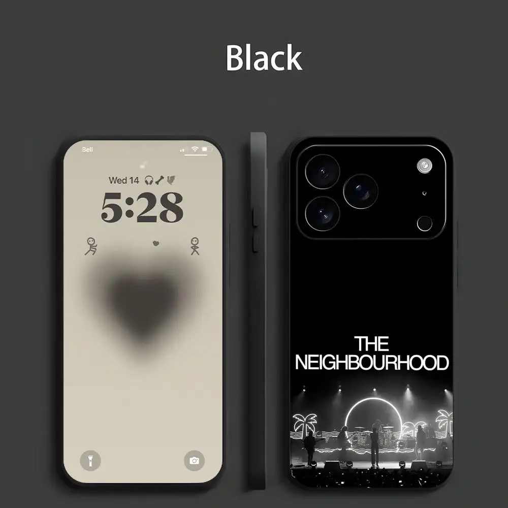 Rock Band Themed Black Frosted Soft Shell Phone Case