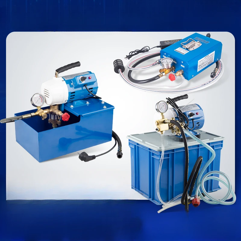 DSY-25 60 Portable Electric Pressure Testing Pump PPR Water Pipe Testing Press Double Cylinder Pressure Pump Press