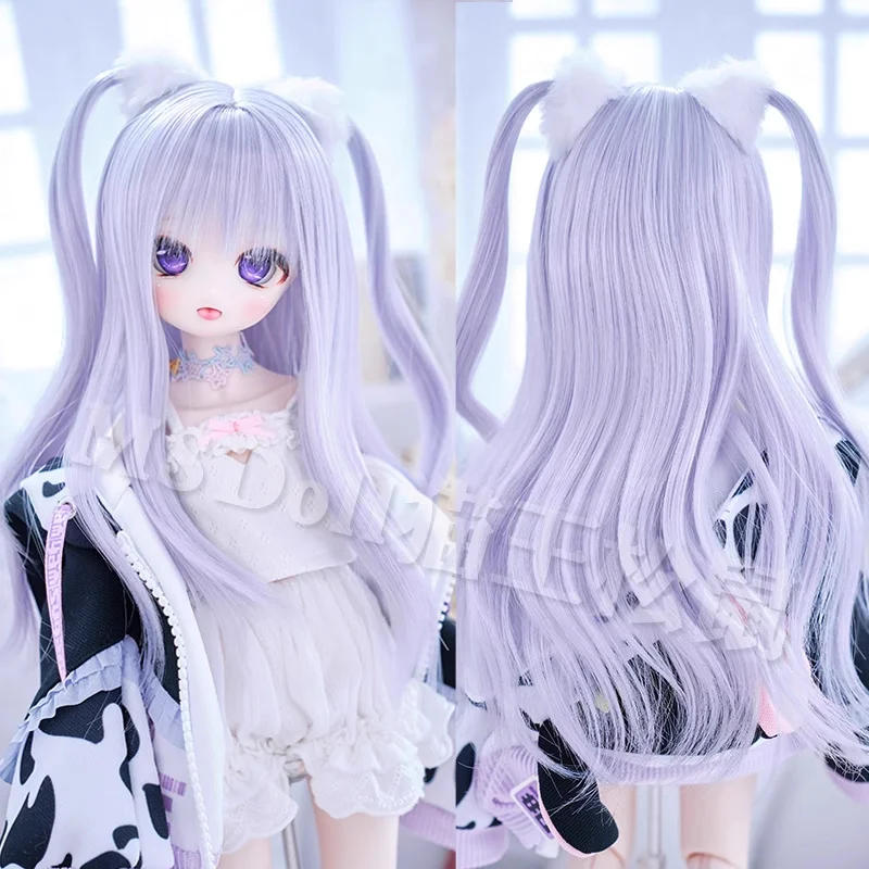 

1/3 BJD Doll Wigs Long Curly Hair For 1/4 MSD MDD Doll Wavy Hair Wigs Accessories Girls DIY Gift (Excluding dolls)
