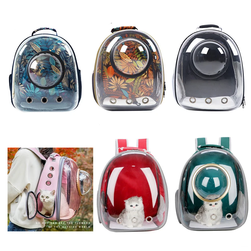 

Pet Bag Large Multifunctional Fashion Fat Cat Bag Full Transparent Space Bag Breathable Dog Backpack Portable Outing