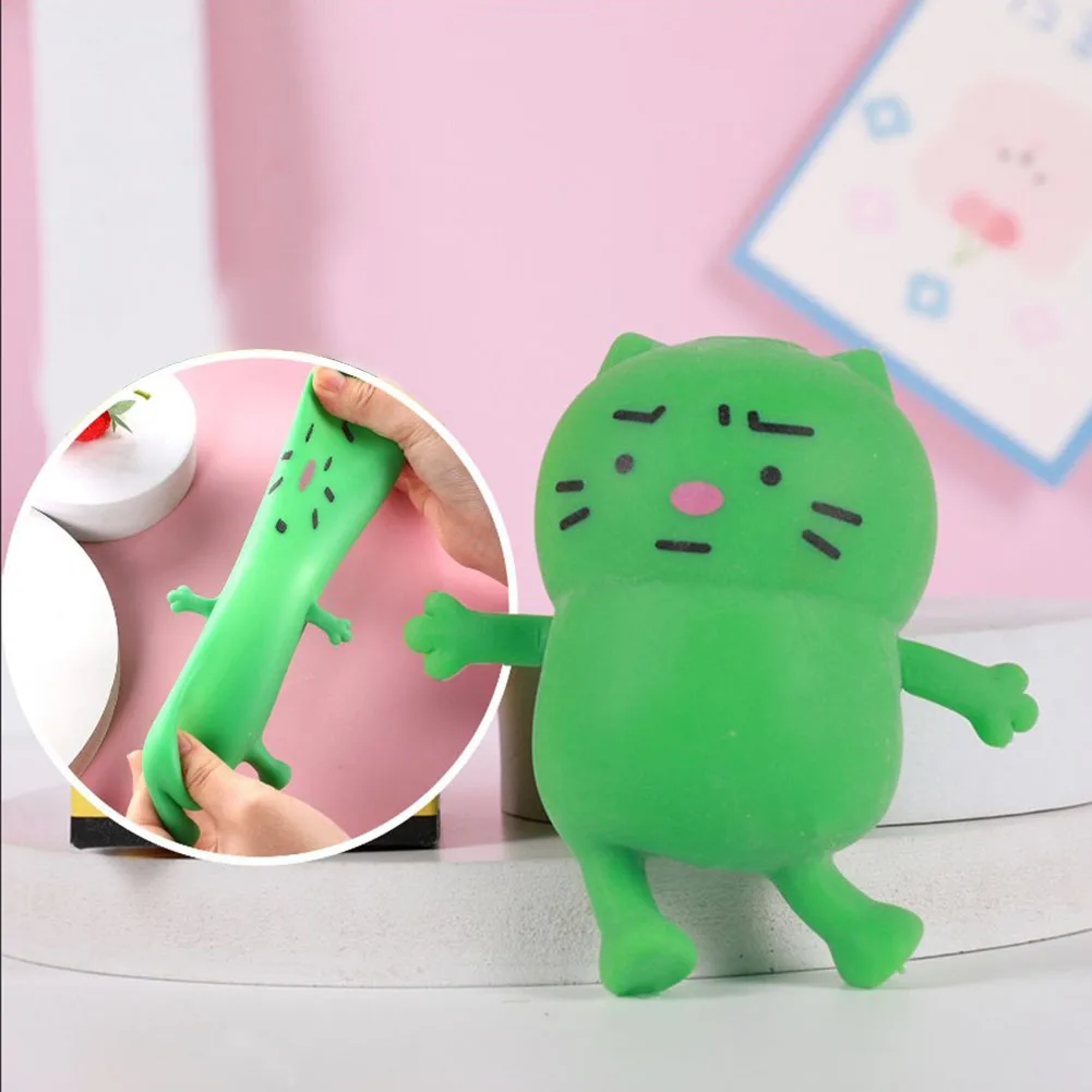 

Animal Cat Press Decompression Toy Drop-Protection Sturdy Doll For Kindergarten Children's Decompression Toys For Venting