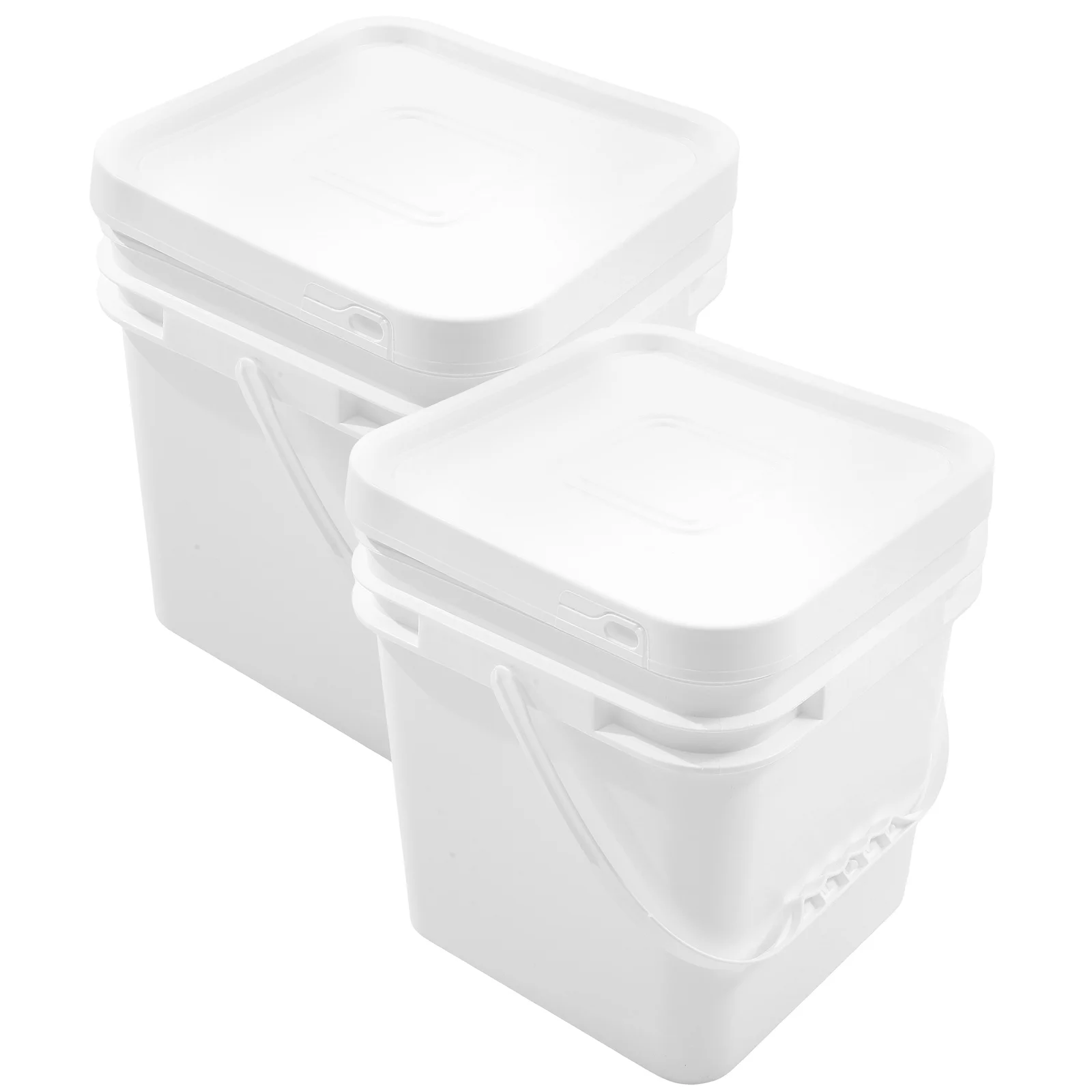 

2PCS Seal Lid Dog Food Storage Buckets Large Dog Food Bucket Flour Bucket
