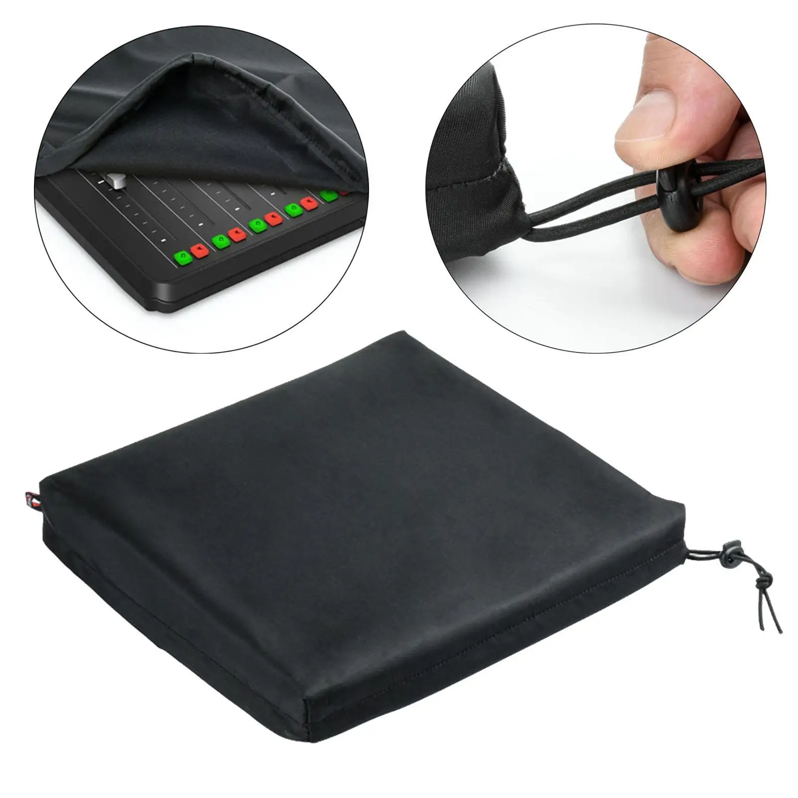 Sound Mixer Protector Nylon Dustproof 896C Universal Dust Cover Audio Console Mixer Case for Rode Caster II Mixers Studio Stage