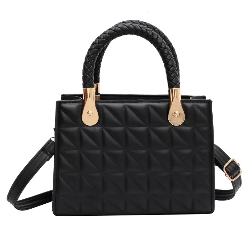 Simple Women's Stylish 2024 Winter New Popular Fashion Crossbody Small Square Bag Casual Shoulder Handbag