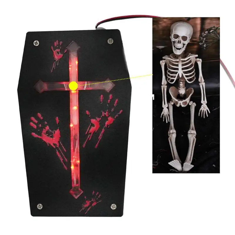 Sound Sensor Halloween Scream Speaker Horror Screaming Tricky Voice-activated Props Scary Sound Sensor for Party Decoration Play