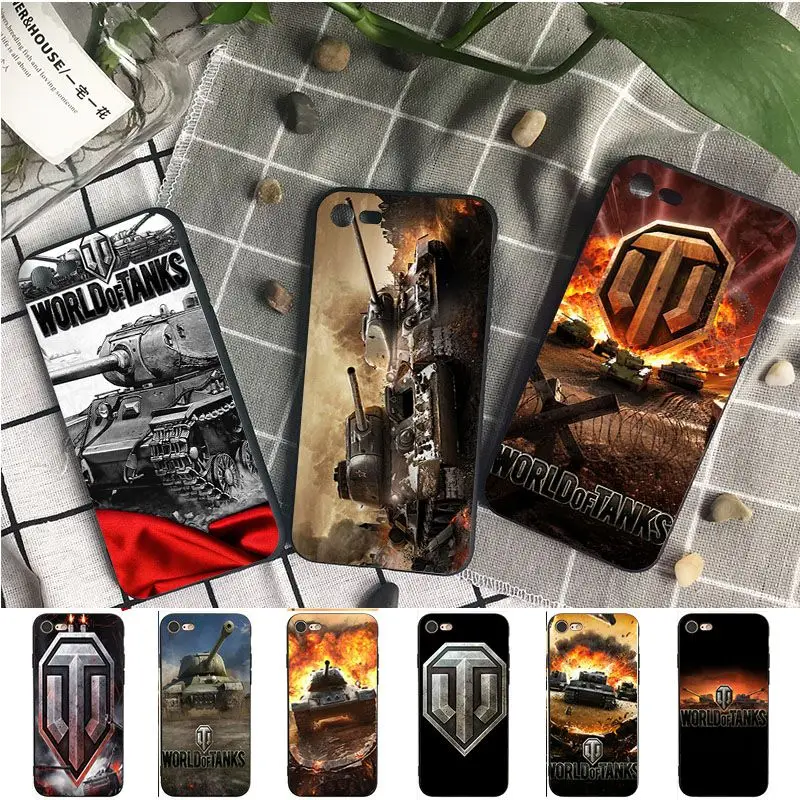 World Of Tanks Soft Funda Coque Cover Per Iphone 15Pro Max 13Pro 7 8Plus Xs Xr 14Plus 11Pro 12Pro Max 13Mini Se 2020 Custodie