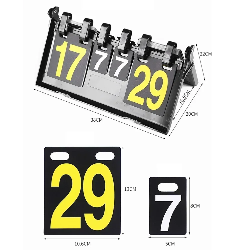 4 Digit Scoreboard Sports Competition Scoreboard For Table Tennis Basketball Badminton Football Volleyball Referee Score Board 6
