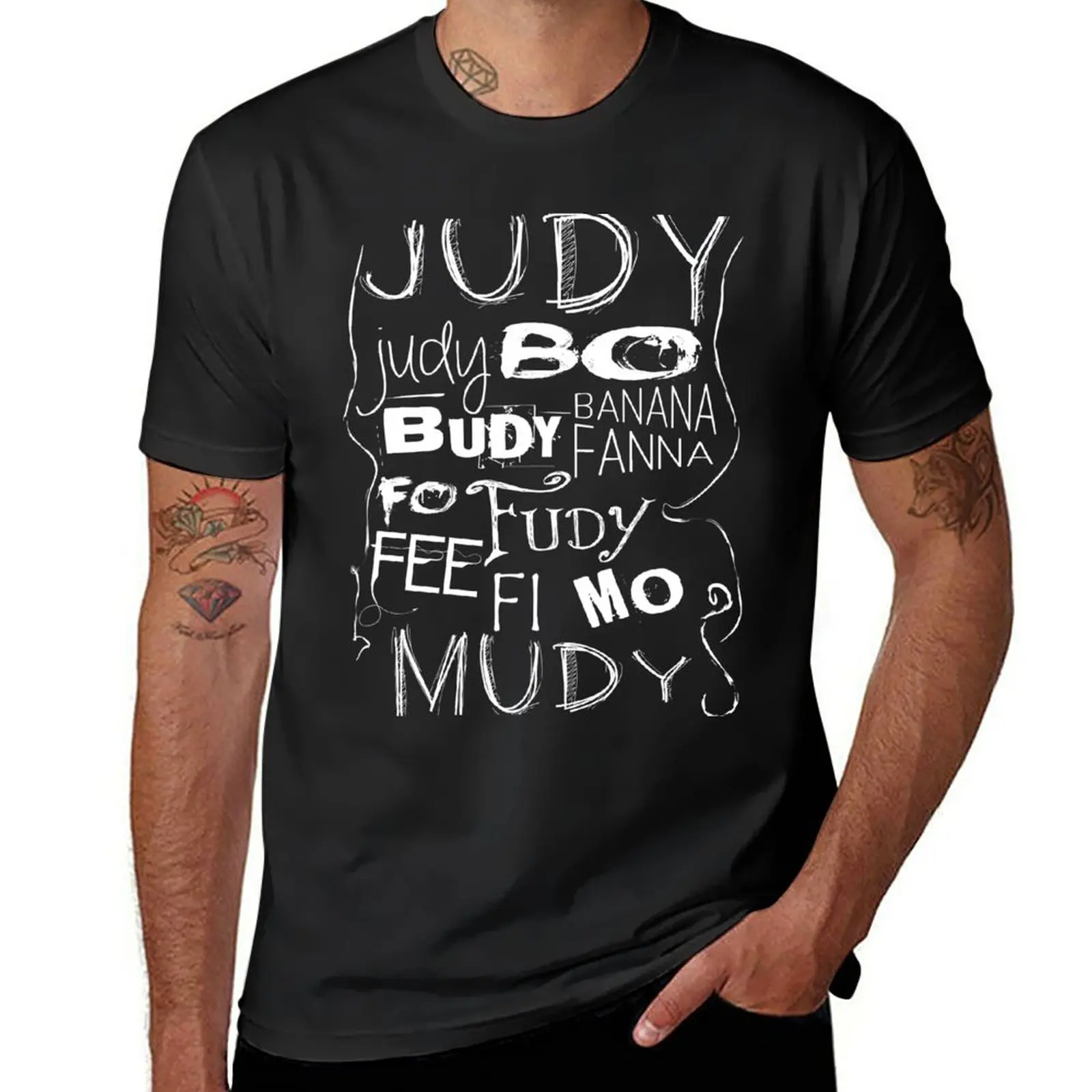 

JUDY - The name game Remake White version T-Shirt aesthetic clothes cute tops mens t shirts