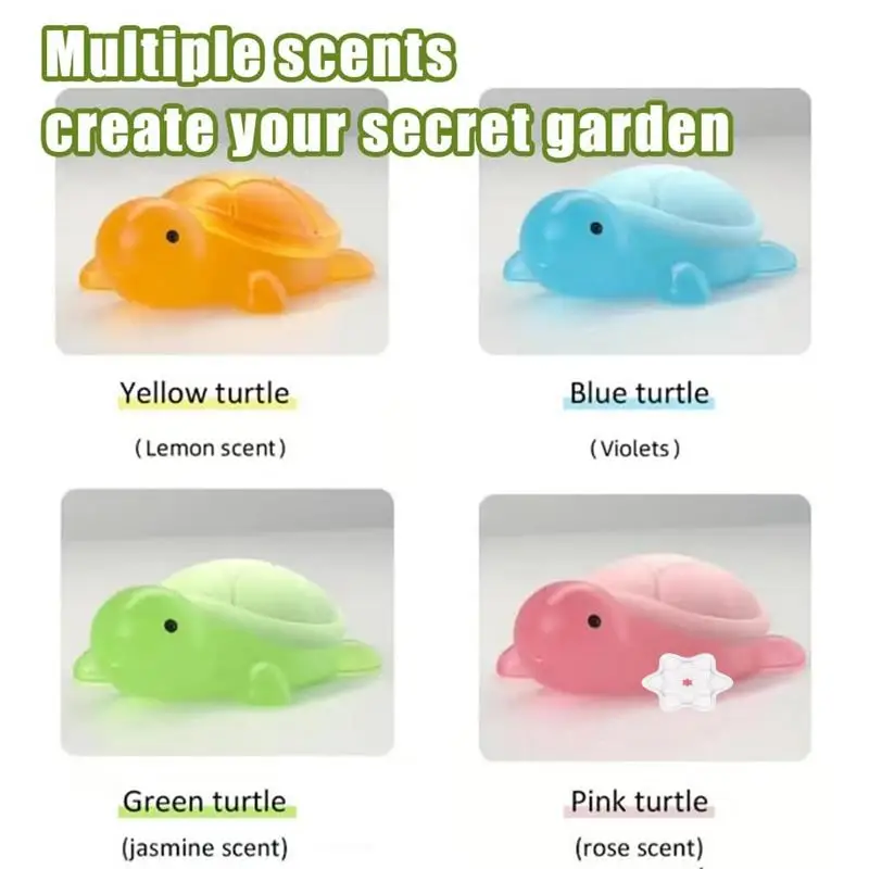 Little Turtle Handmade Essential Oil Soap 4 Pieces Ofcute Little Turtle Moisturizing Soap Children's Cleansing Bath