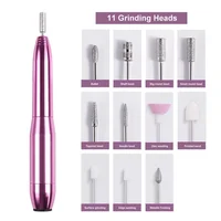 portable Electric Manicure Milling Cutter Set Professional Nail Drill Machine Nail Files Drill Bits Gel Polish Remover Tools 1