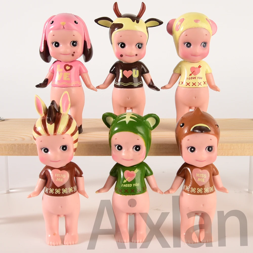 8 CM Kawaii Macarons Dessert Sonny Angel Action Figure Dolls