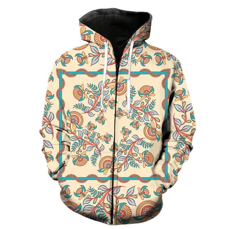 thumbnail image 1 of Sudadera con capucha con cremallera y estampado floral 3D exótico retro para hombre, chaquetas de moda de gran oferta, sudaderas divertidas y geniales, camisetas de hip hop, sudaderas con capucha de c, 1 of 5