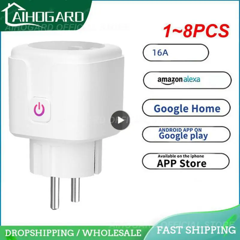 

Умный Wi-Fi адаптер 16 А с пультом ДУ, 1-8 шт.