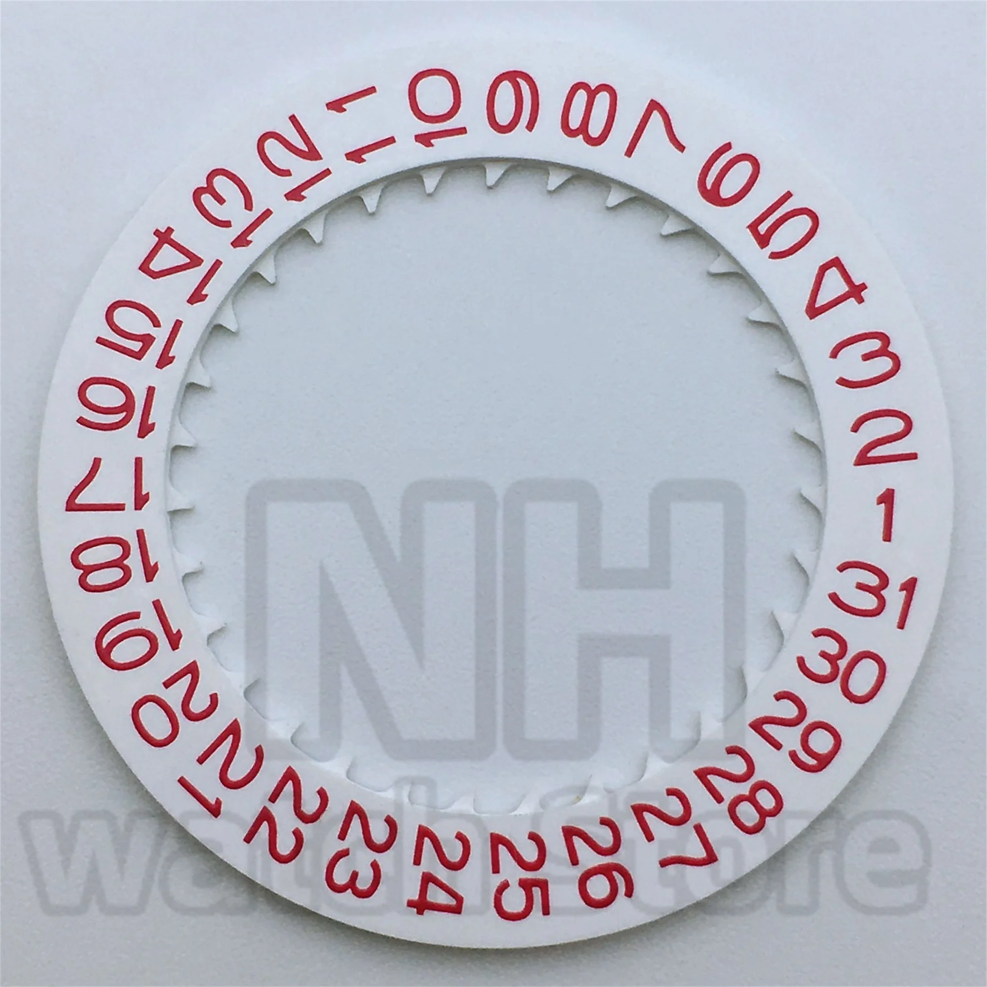 Luminous Watch Calendar Disc with Date Wheel for Modified Repair Tools - Black, White, Green, Blue Options