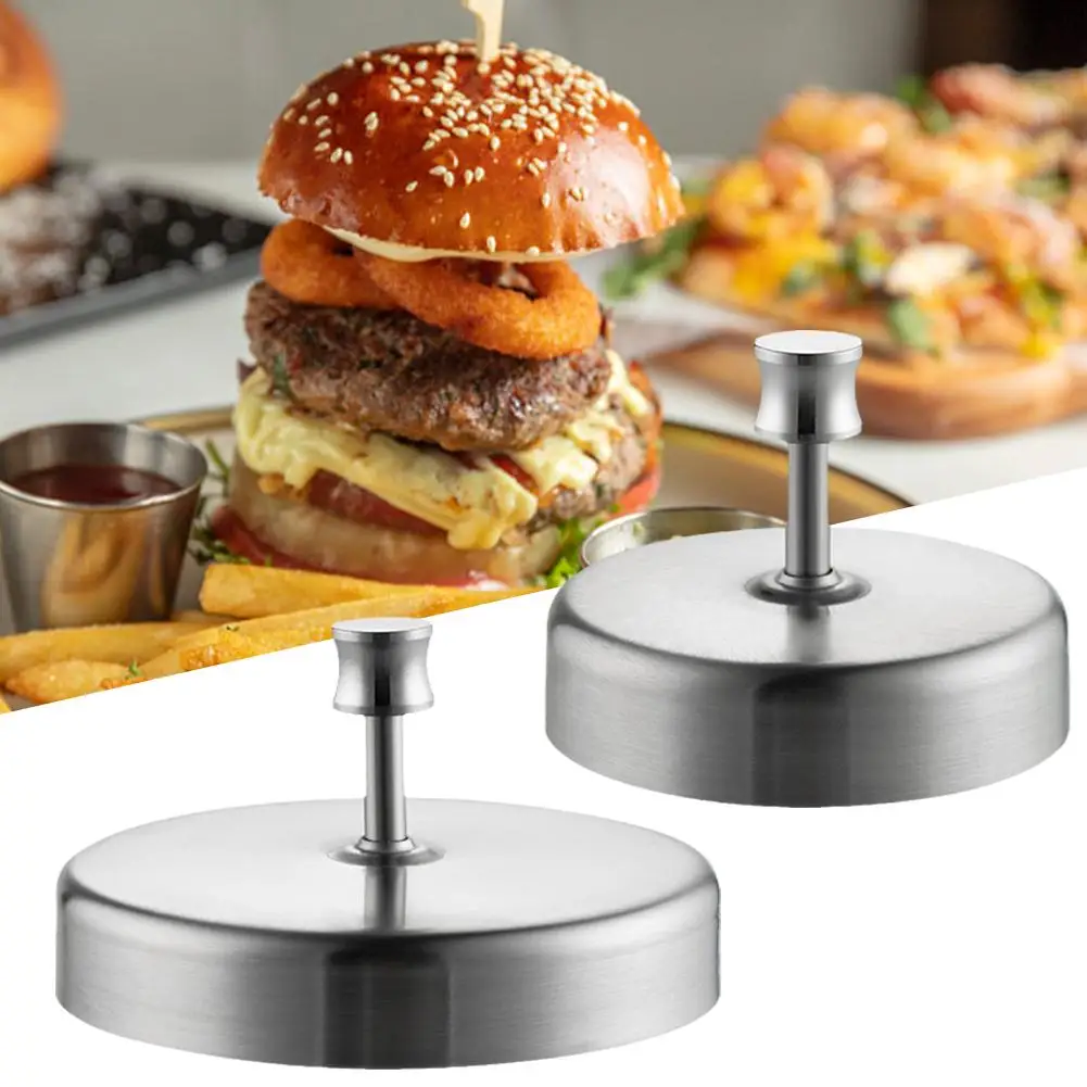 304 Steel Hamburger Patty Mould DIY Rice Patty Beef Egg Vegetable Fried Press Roll Hamburger Kitchen Gadget