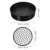 3 Sets Plastic Garden Riddle Pan For Gardens Soil Sand Sifter Screens Mesh Garden Riddle Pan For Gardens Manual 4