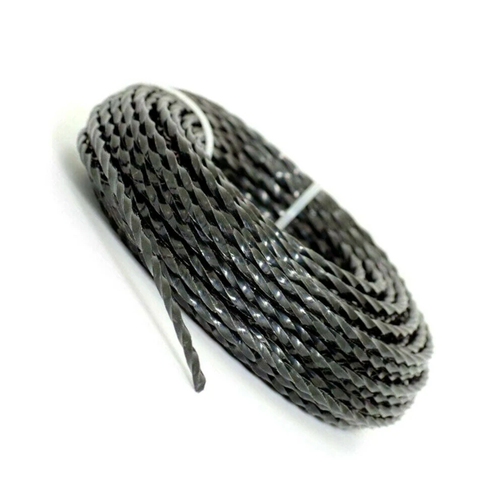 2.4mm 15 Meters Brush Cutter Line Garden Grass Wire Garden Tools Heavy Duty String Trimmer Parts Trimmer Line Spool