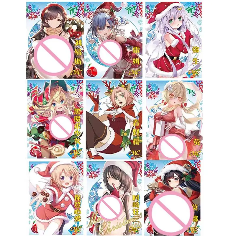 

Anime Goddess Story Hatsune Miku Haruno Sakura Mc Card Game Collection Rare Cards Children's Toys Boys Surprise Birthday Gifts