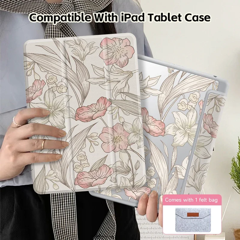 Transparent Acrylic iPad Cover with Double-Sided Printing and Optional Accessories Set