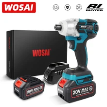 WOSAI MT-Series 20V Cordless Electric Screwdriver 155NM Brushless Motor Electric Impact Wrench Rechargable Drill Driver