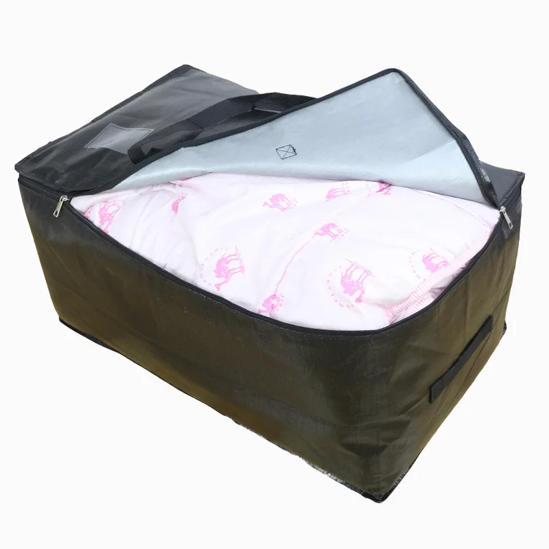 Woven Bag Thickened Moving Bag Clothing Luggage Bag Quilts Storage Bag Bedding Packing Bag Dorm Room Essentials 5