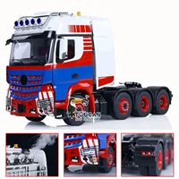 RTR LESU 1/14 RC Tractor Truck 8x8 Upgraded Radio Control Car Model Smoke Unit 2-speed Transmission Light Sound Systems Toy 1