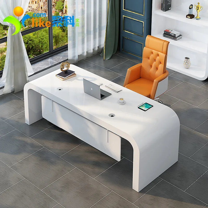 

JXT factory manager boss desk while the president desk is simple and personalized