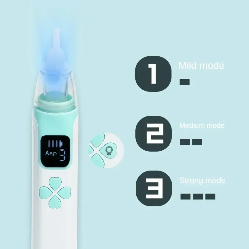 3-in-1 Electric Nasal Aspirator Baby Absorber Equipment Silent Utensils Obstruction Rhinitis Cleaner New Born Items Care Tools nasal aspirator health care