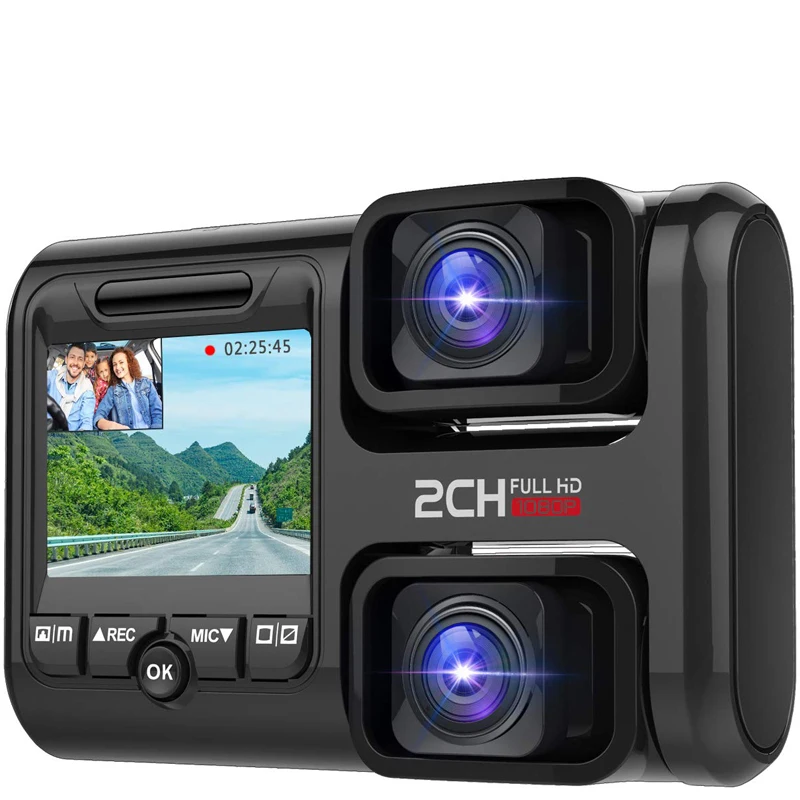 

2022 4K 2160P Full Hd двойной объектив широкоугольный Adas Wifi Gps видеорегистратор камера регистратор передний и внутренний Автомобильный видеорегистратор