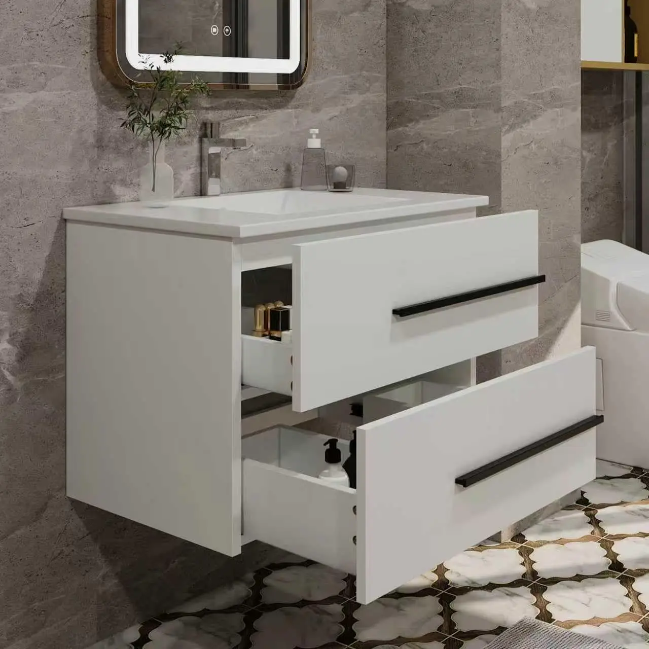 30" Floating Vanity Sink 4