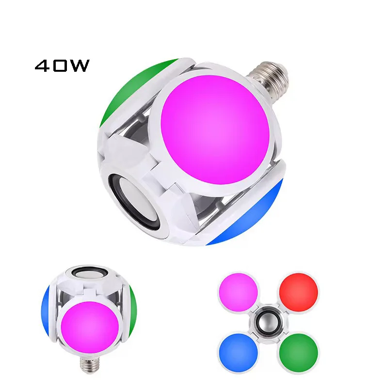 Led Bluetooth Football Lamp Home Colorful Atmosphere Stage Intelligent Connection Bluetooth Music Bulb laser starry sky projection lamp atmosphere lamp bluetooth music usb all stars flame water texture can be 10 color conver